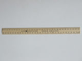 R12c 12" Wooden Ruler