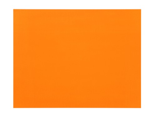 Pack of 10 vibrant orange fluorescent showcards, perfect for arts, crafts, and eye-catching displays.