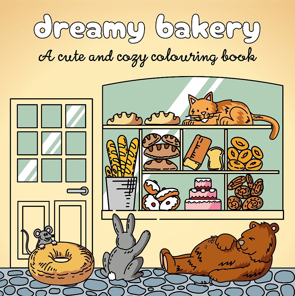 Dreamy Bakery - Colouring Book