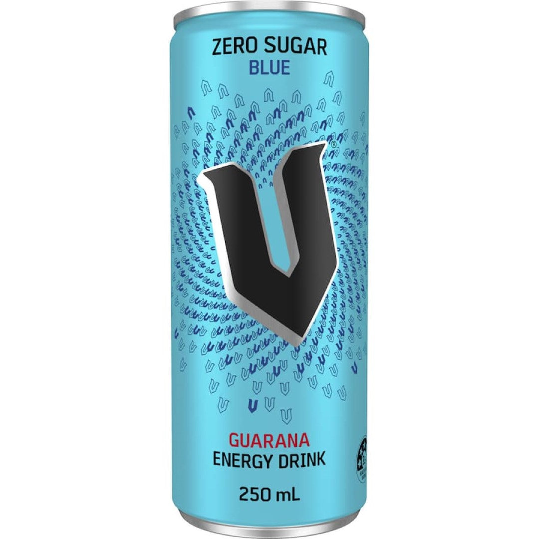 V Blue Energy Drink Sugar Free Single can 250mL