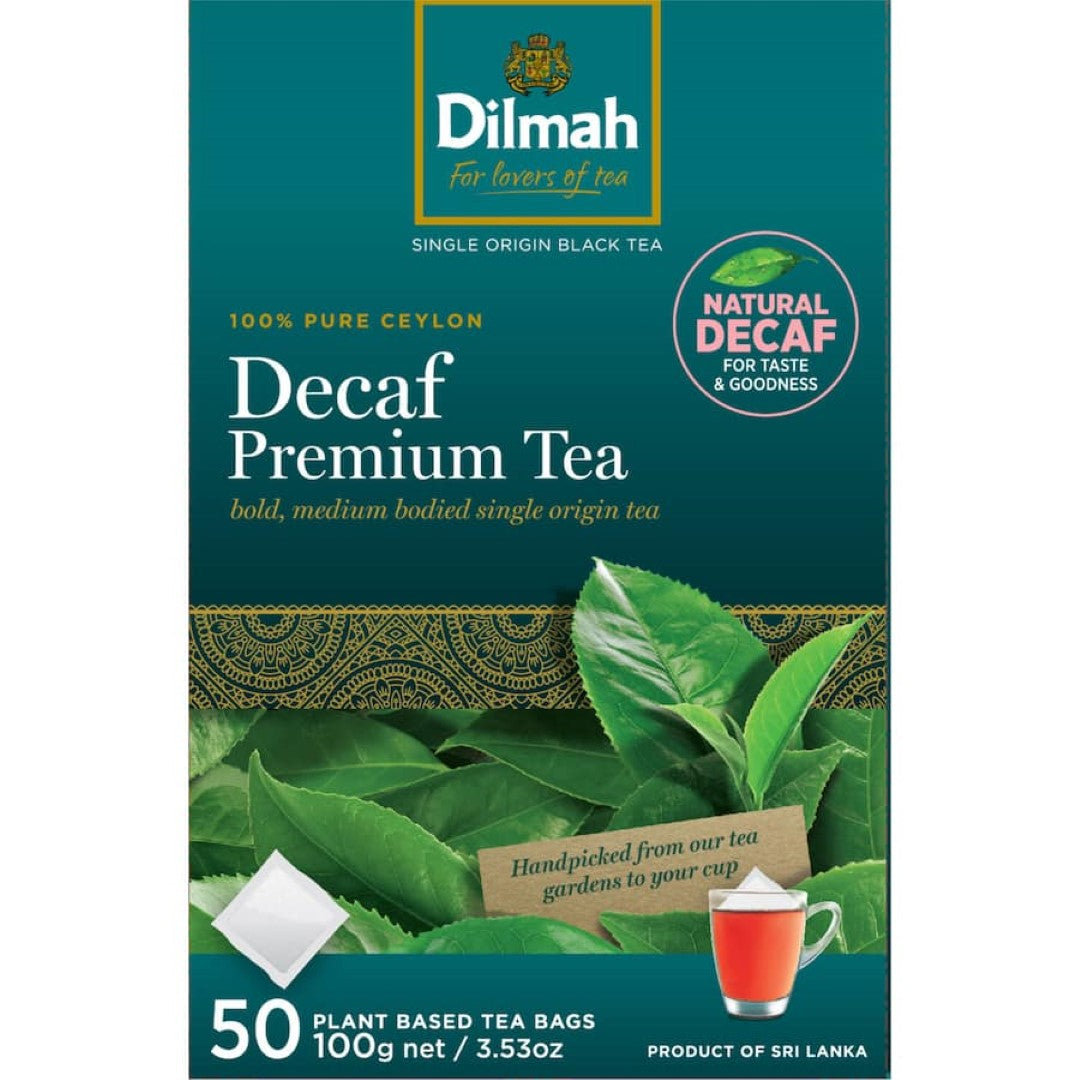 Dilmah Tea Decaf Premium Ceylon Bags 50pack