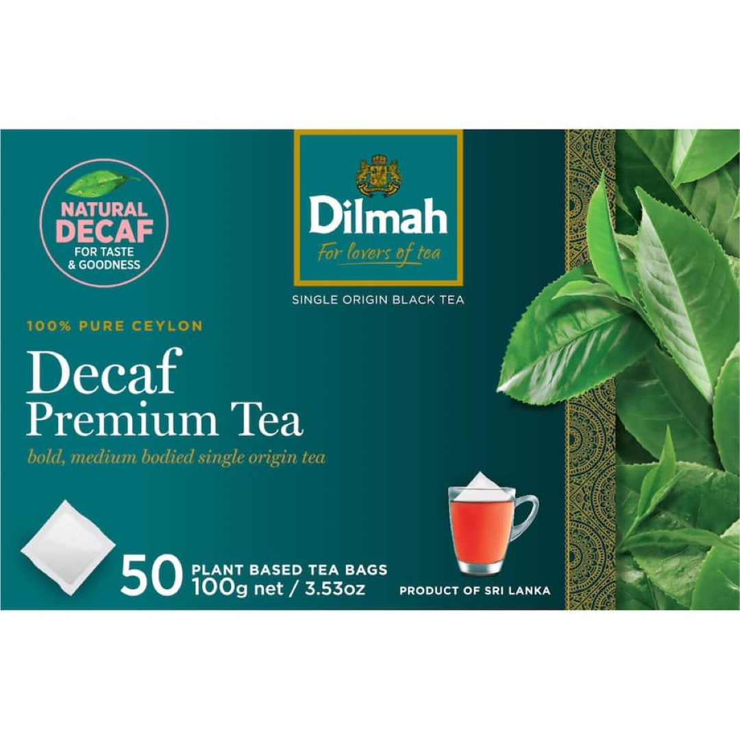 Dilmah Tea Decaf Premium Ceylon Bags 50pack