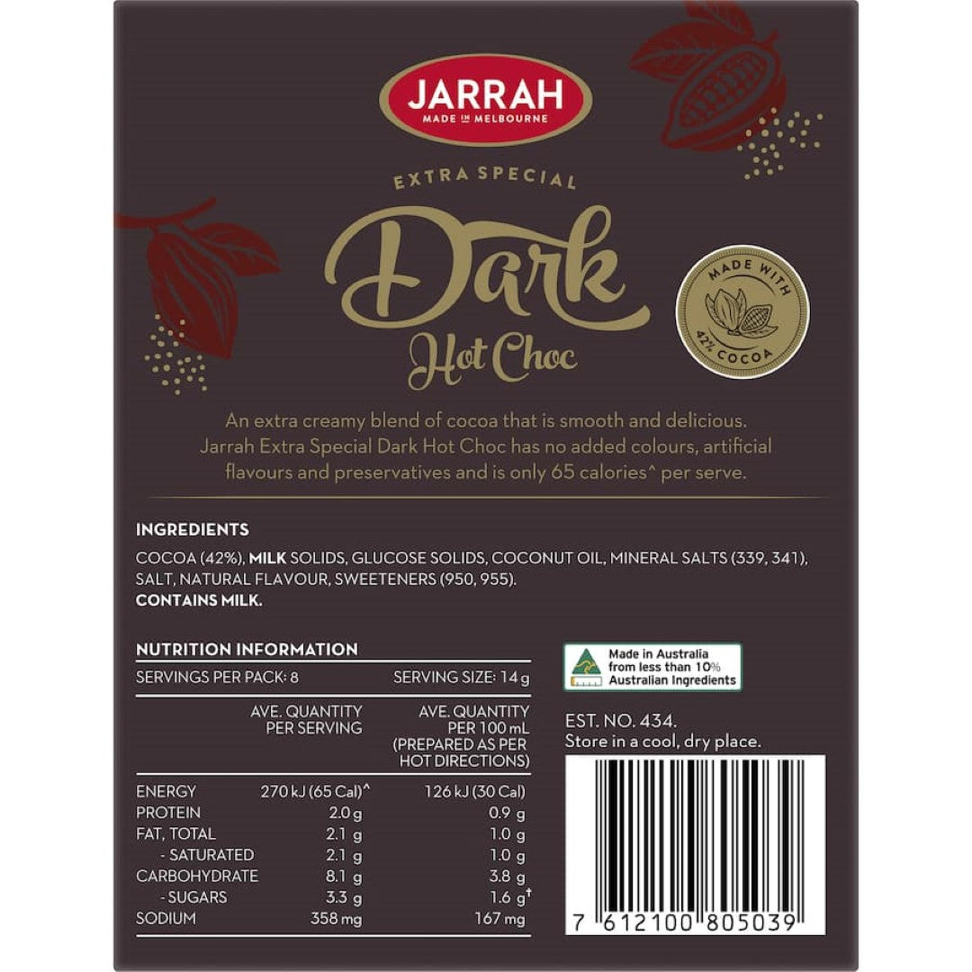 Jarrah Hot Chocolate Dark