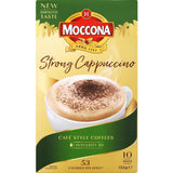 Moccona Coffee Sachets Strong Cappuccino 10 pack 132g