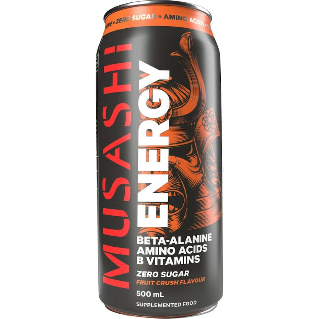 Musashi Energy Drink Fruit Crush Zero Sugar 500mL
