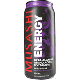 Musashi Energy Drink Purple Grape Zero Sugar 500mL
