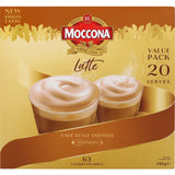 Moccona Coffee Sachets Latte 20 pack 296g