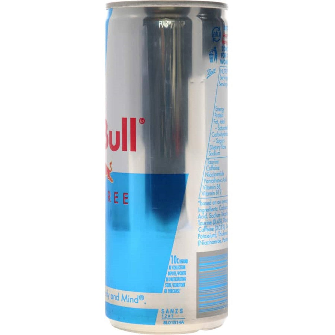 Red Bull Energy Drink Sugar Free Single can 250mL