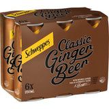 Schweppes Ginger Beer  Can 6x250mL