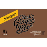 Schweppes Ginger Beer  Can 6x250mL
