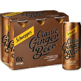 Schweppes Ginger Beer  Can 6x250mL