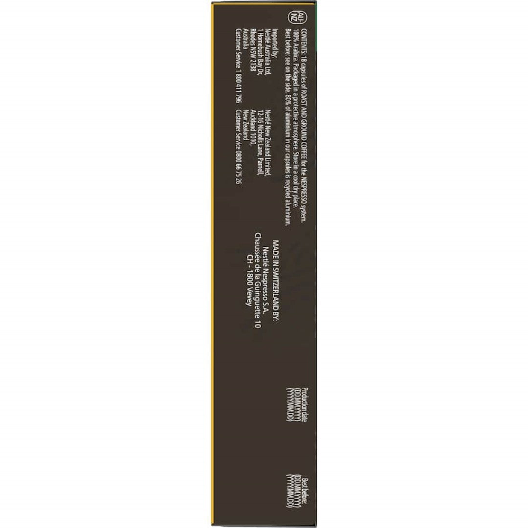 Starbucks By Nespresso Coffee Capsules Blonde Espresso Roast 18pack