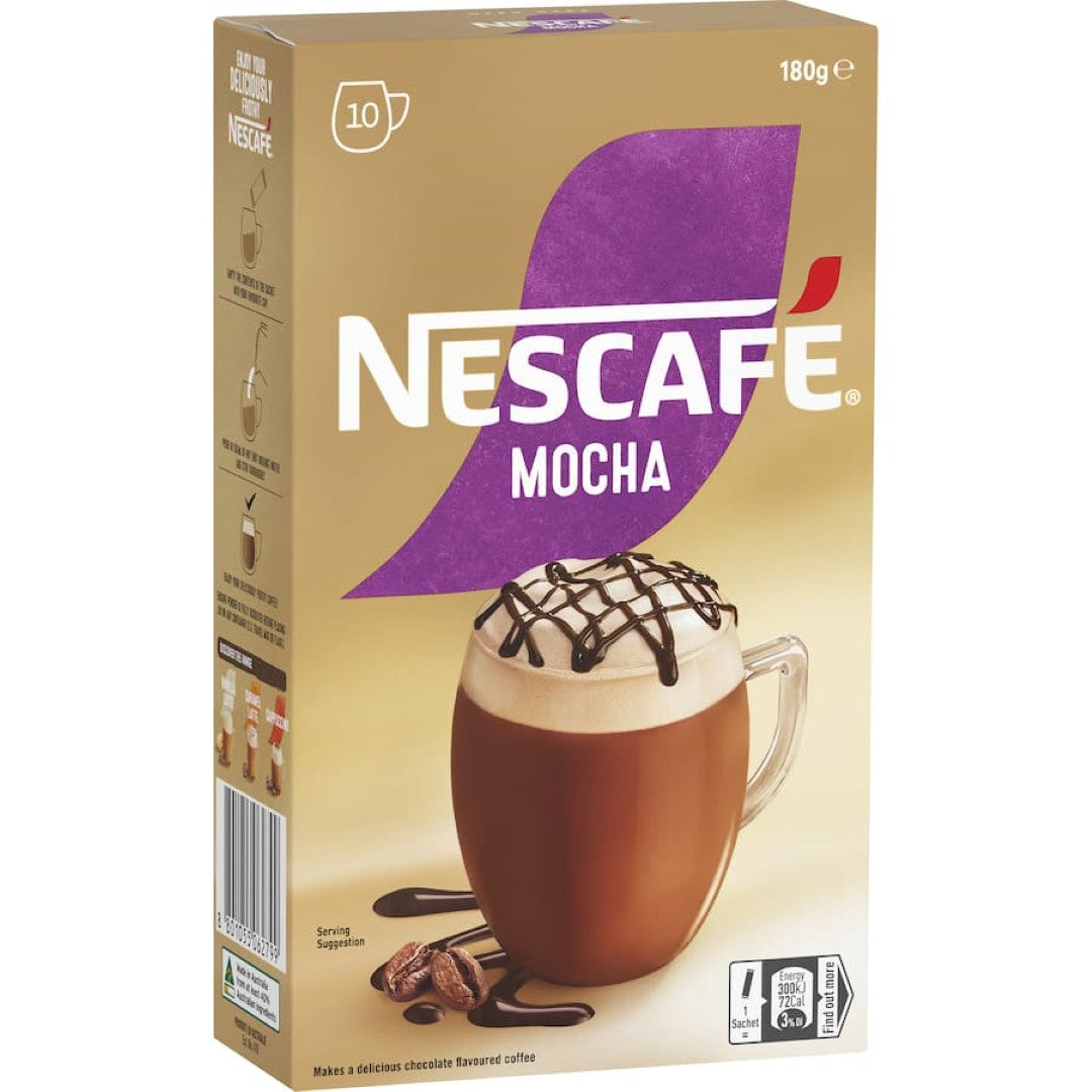 Nescafe Cafe Menu Coffee Sachets Mocha 10pack
