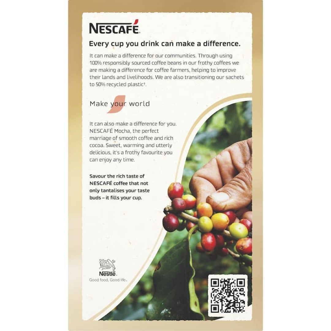 Nescafe Cafe Menu Coffee Sachets Mocha 10pack