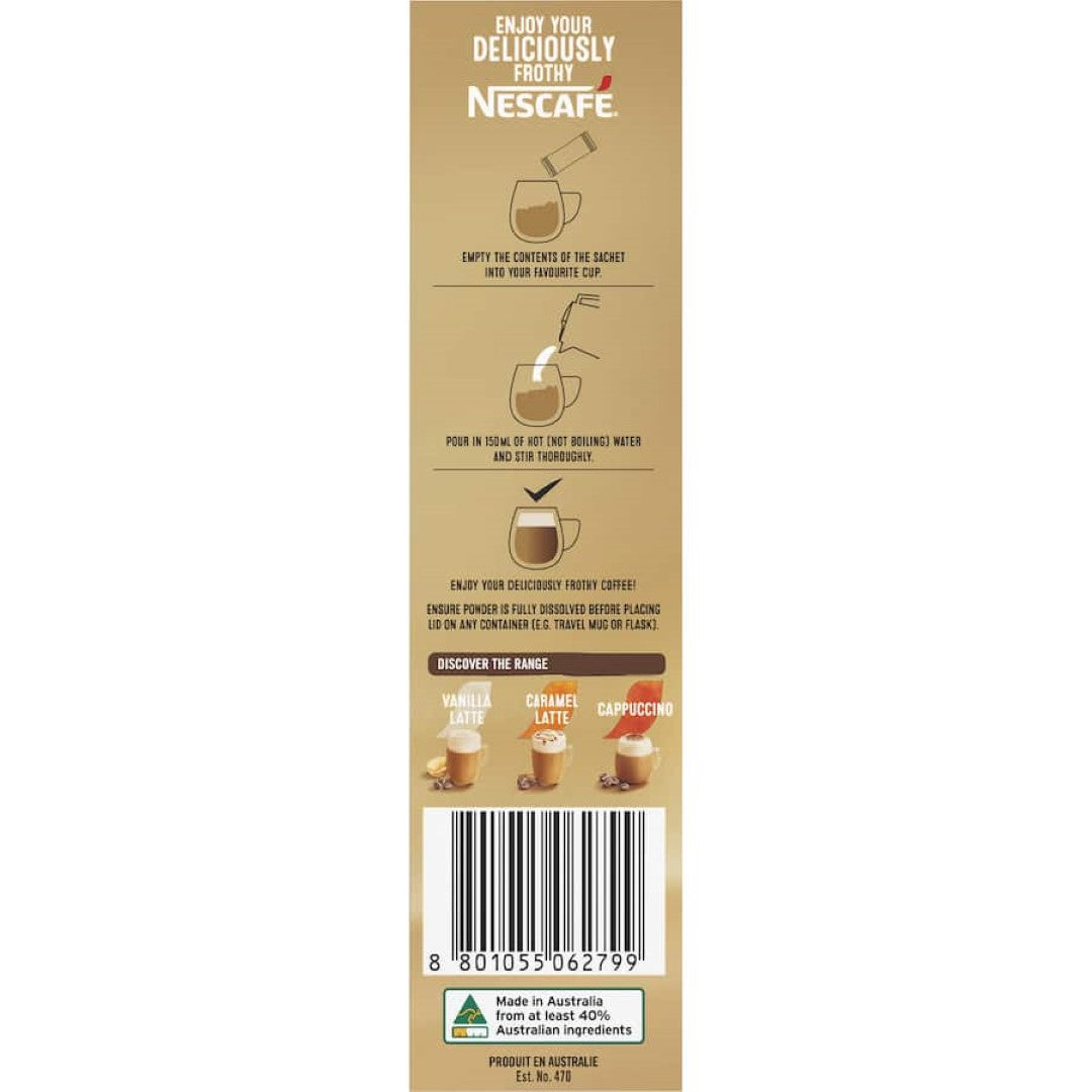 Nescafe Cafe Menu Coffee Sachets Mocha 10pack