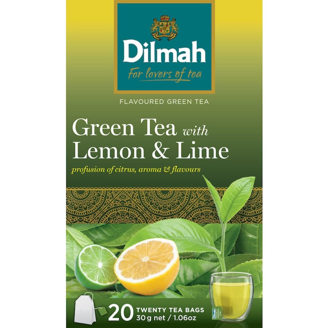 Dilmah Green Tea With Lemon & Lime