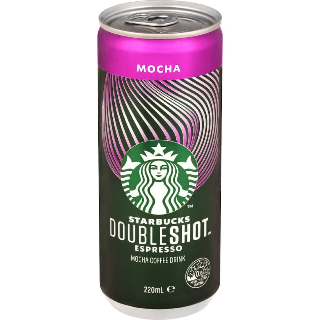 Starbucks Iced Coffee Double Shot Espresso Mocha Can 220mL