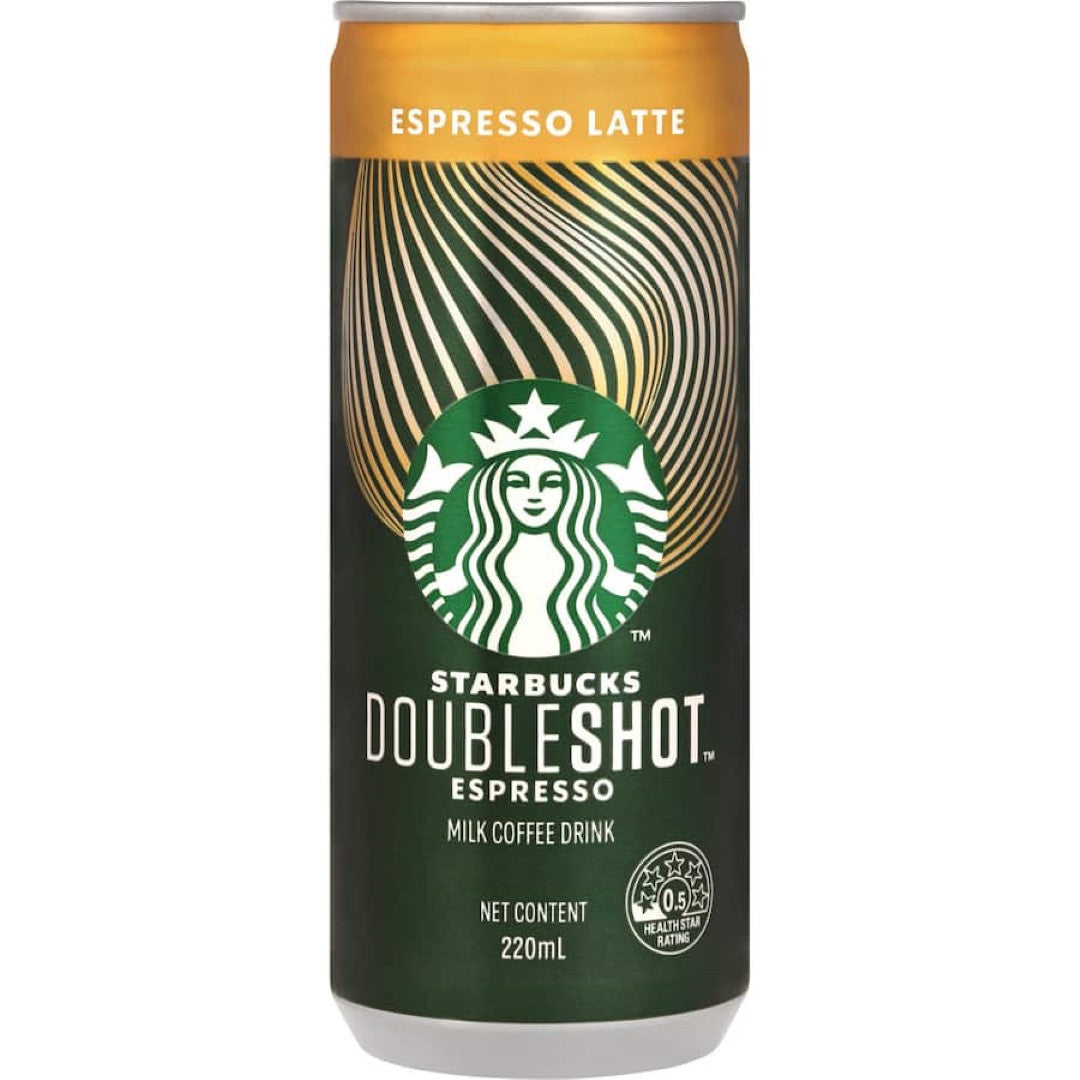 Starbucks Iced Coffee Double Shot Espresso Latté Can 220mL