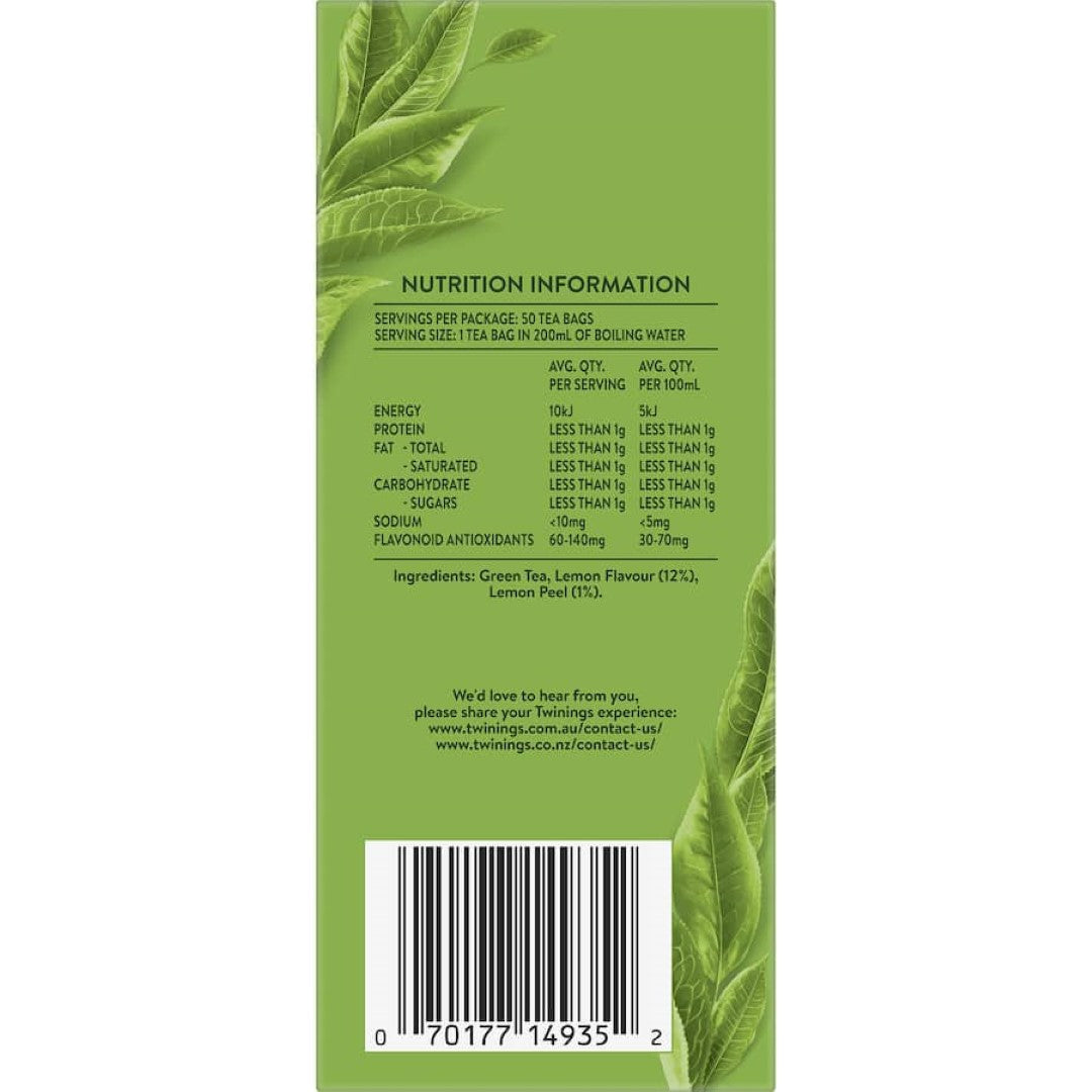 Twinings Green Tea Lemon