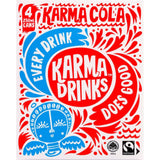 Karma Drinks Soft Drink Karma Cola 250ml cans 4pack