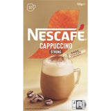 Nescafe Cafe Menu Coffee Sachets Cappuccino Strong 10pack