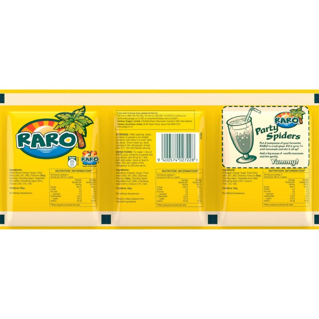 Raro Beverage Mix Bahama Breeze 3pack