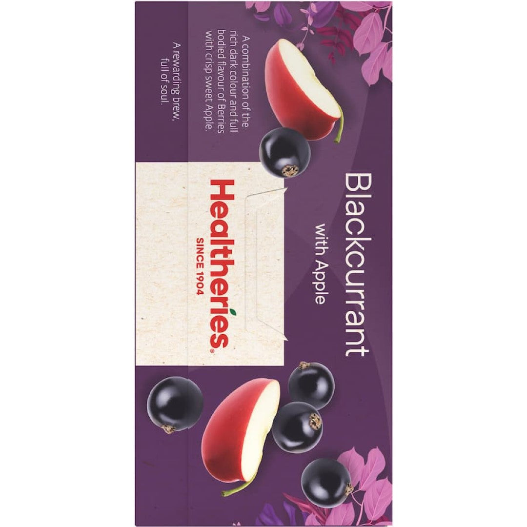 Healtheries Fruit Tea Blackcurrant & Apple Bags 20pack
