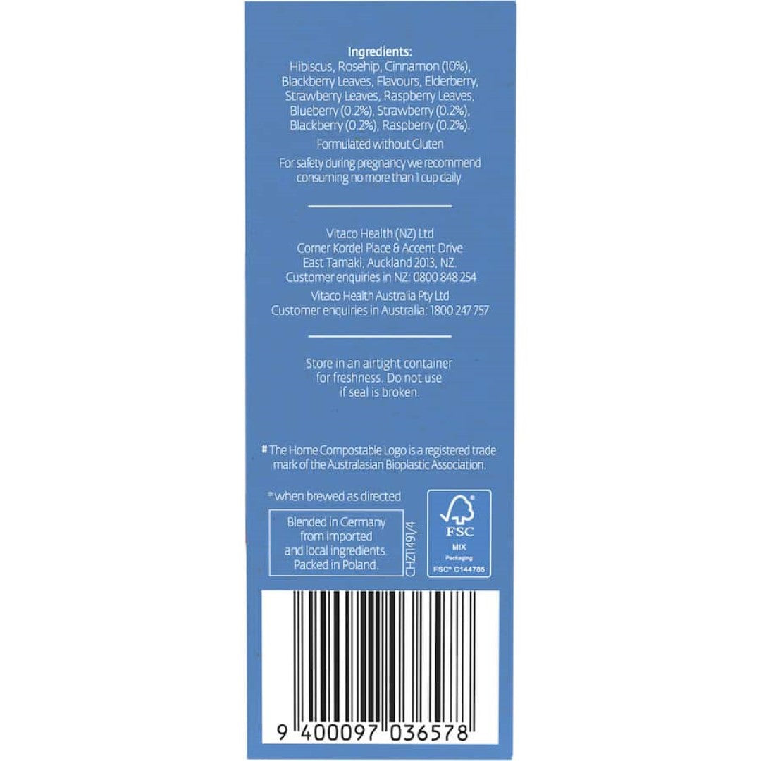 Healtheries Fruit Tea Wild Berries Bags 20pack