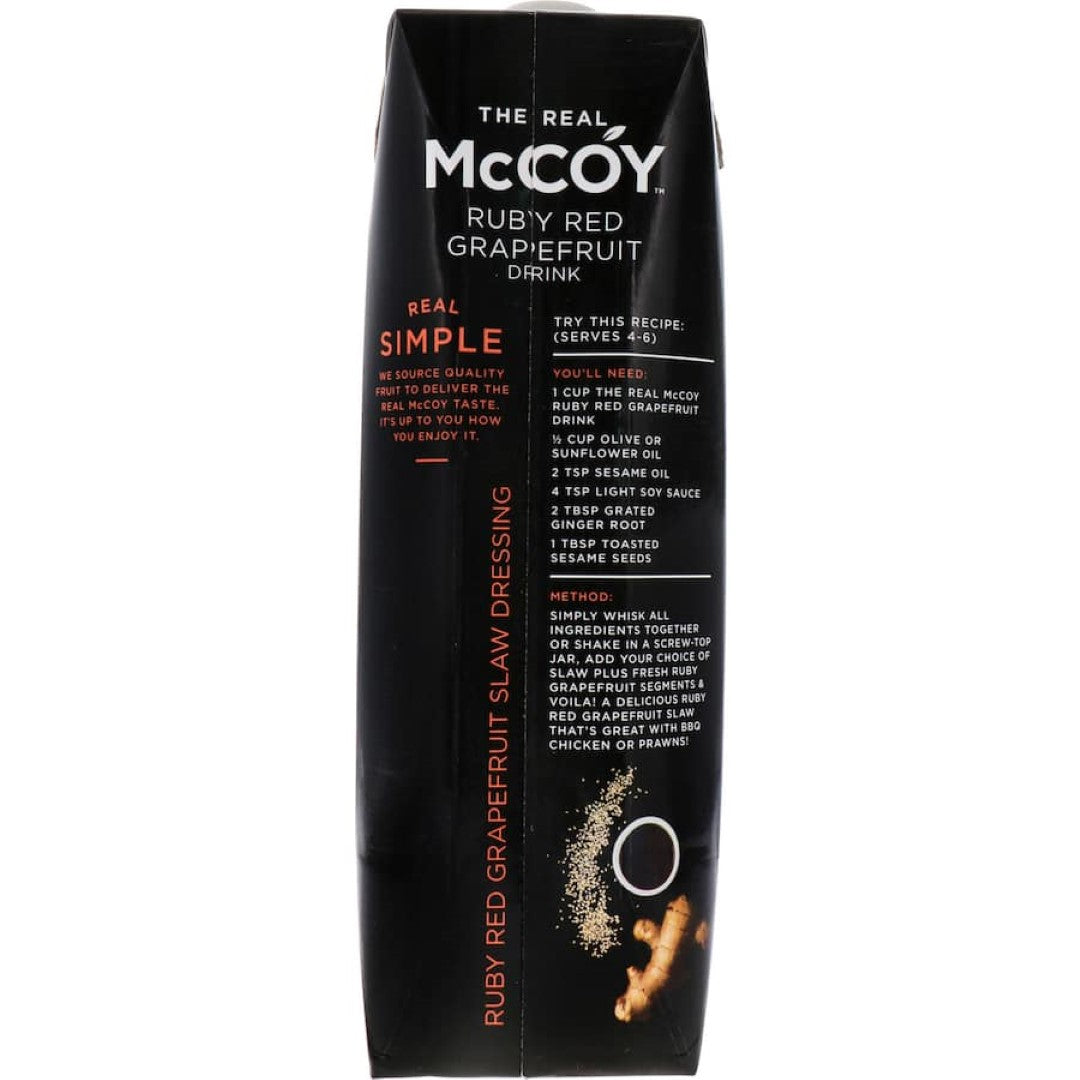 Mccoy Fruit Drink Ruby Red Grapefruit 1L