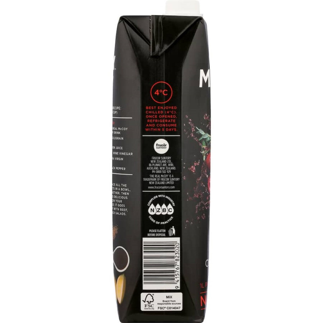 Mccoy Fruit Drink Real Cranberry 1L