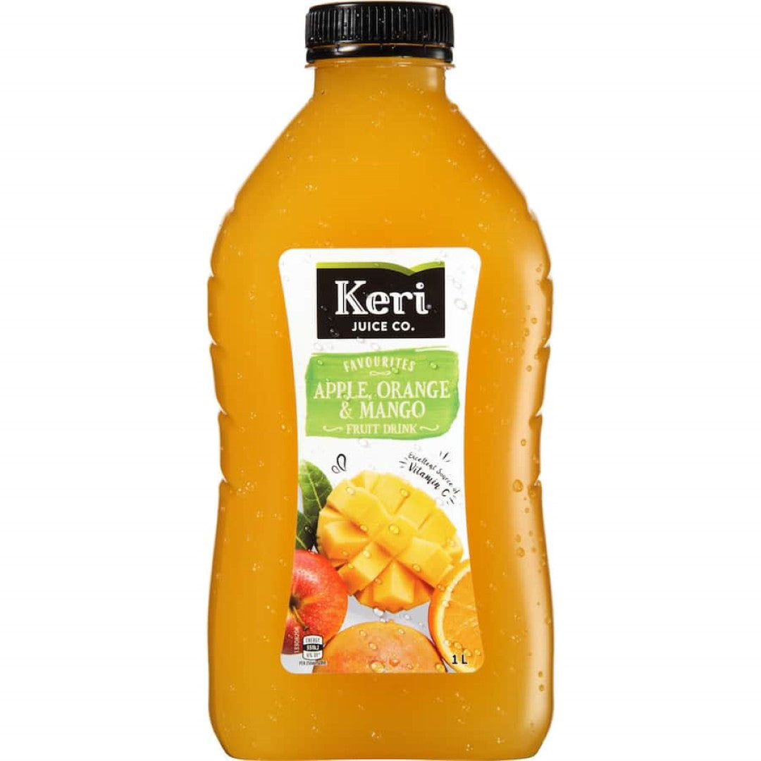 Keri Juice Co. Fruit Drink Apple Orange & Mango 1L
