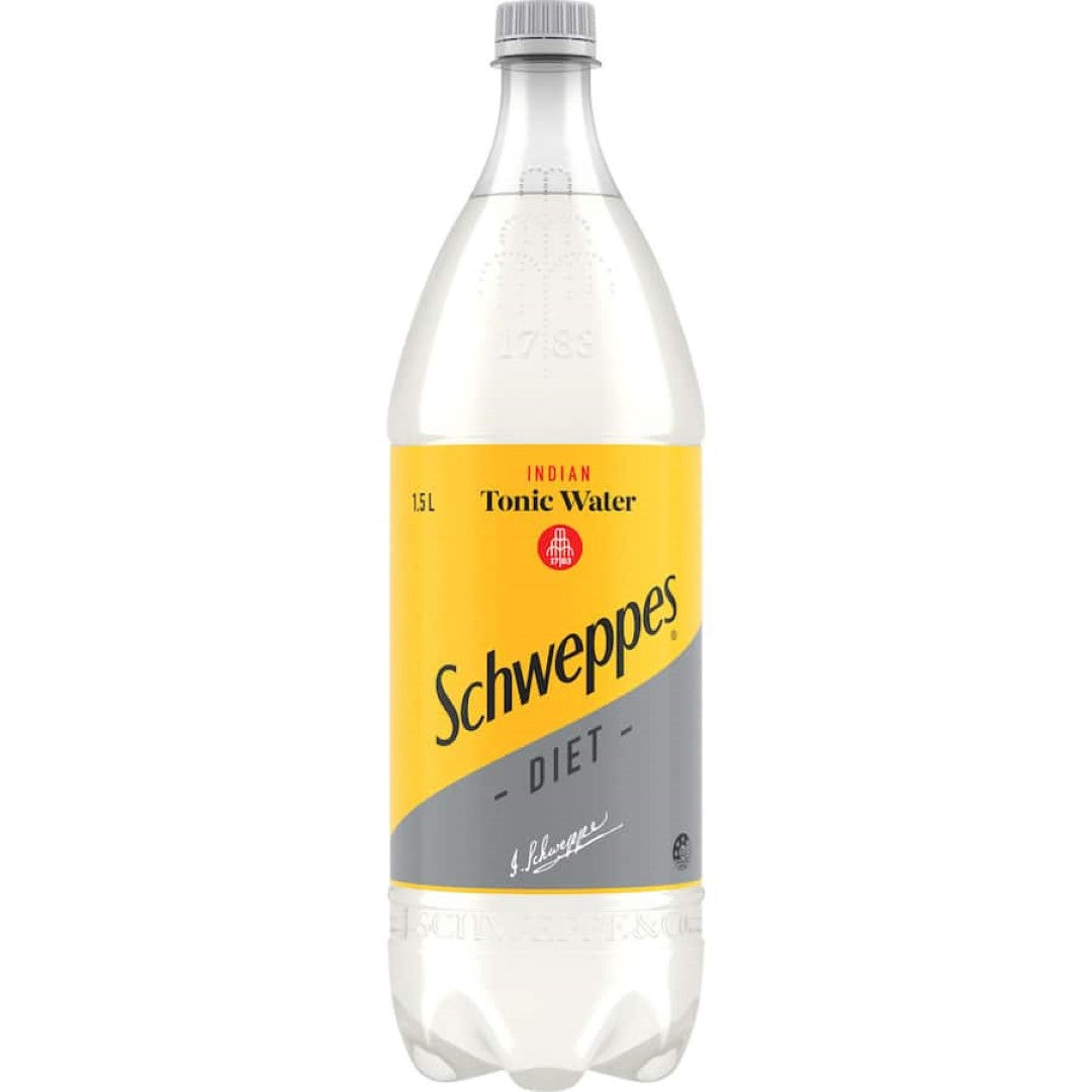 Schweppes Drink Mixers Diet Indian Tonic Water 1.5L
