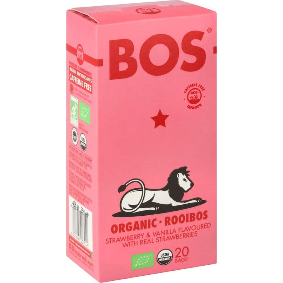 Bos Fruit Tea Strawberry & Vanilla