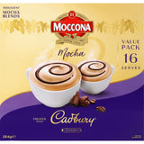 Moccona Coffee Sachets Cadbury Mocha 16pack