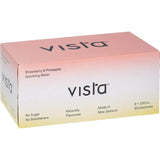 Vista Sparkling Water Strawberry & Pineapple 330ml cans 8pack