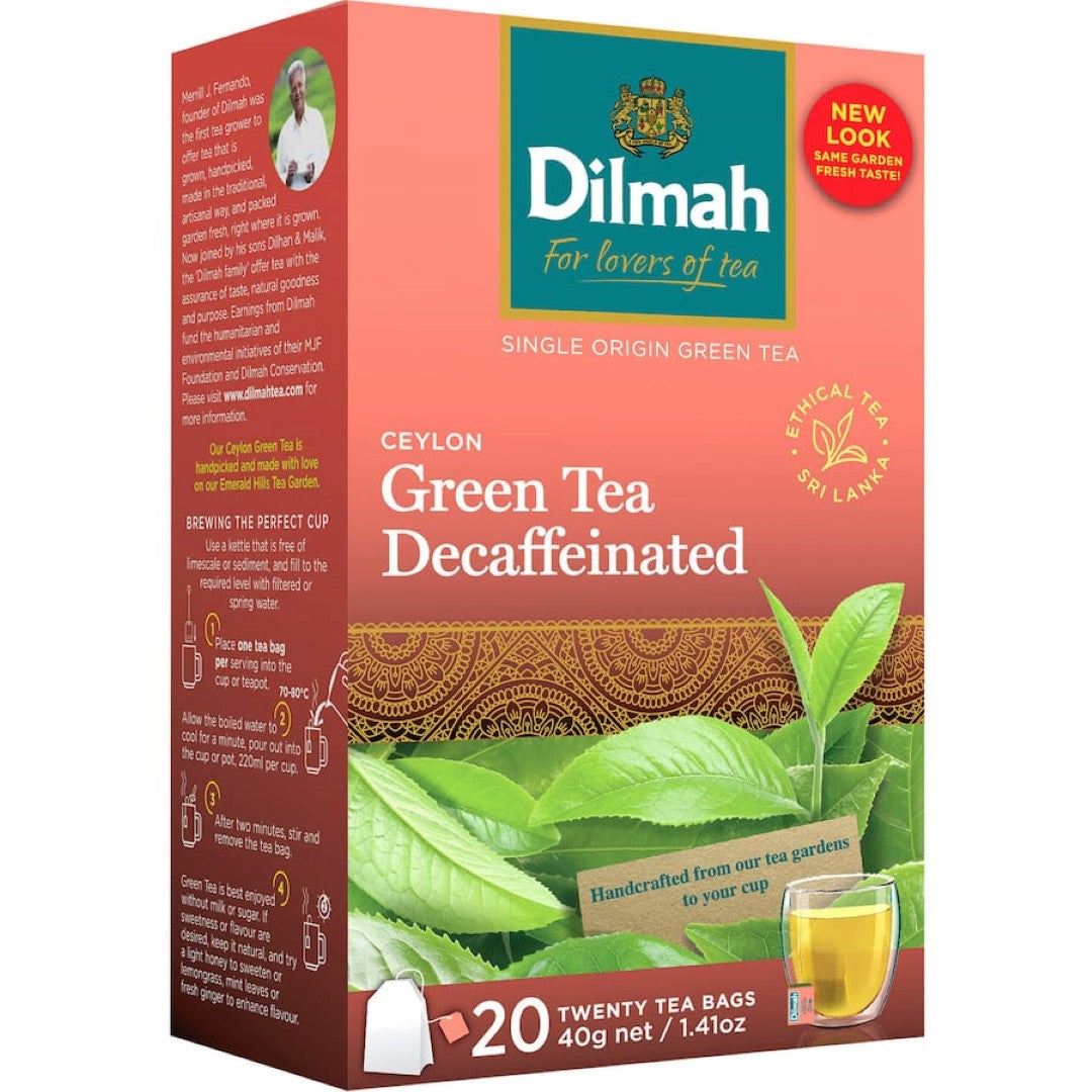 Dilmah Green Tea Natural Decaf
