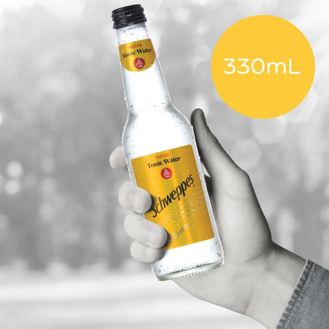 Schweppes Drink Mixers Indian Tonic Water 330ml Bottles 4pack