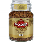 Moccona Instant Coffee Classic Medium Roast 100g jar