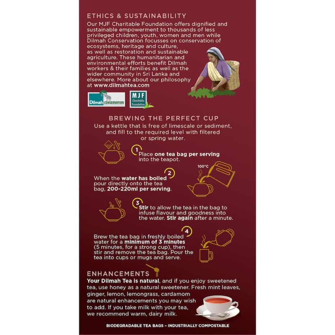 Dilmah Tea English Breakfast Extra Strength