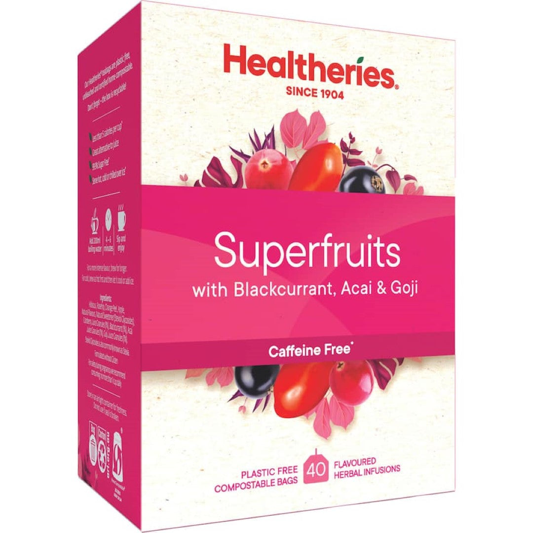 Healtheries Fruit Tea Superfruits Bags 40pack