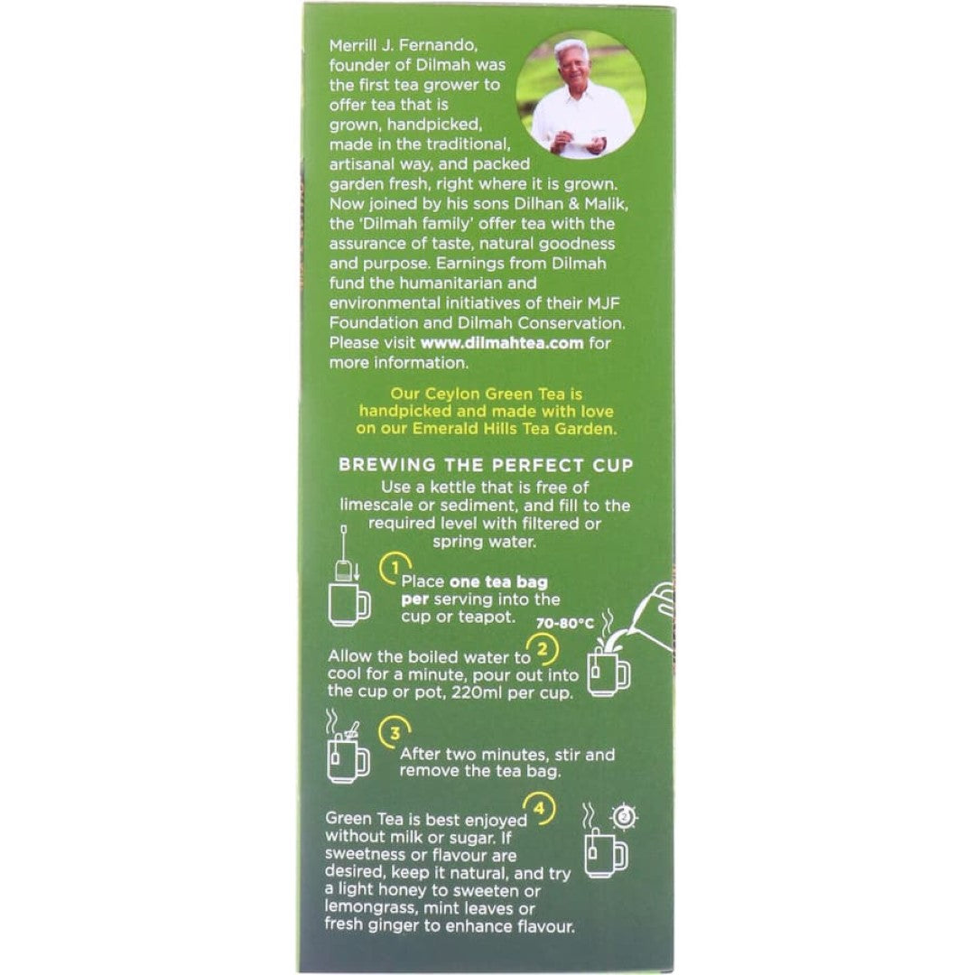 Dilmah Green Tea String And Tag