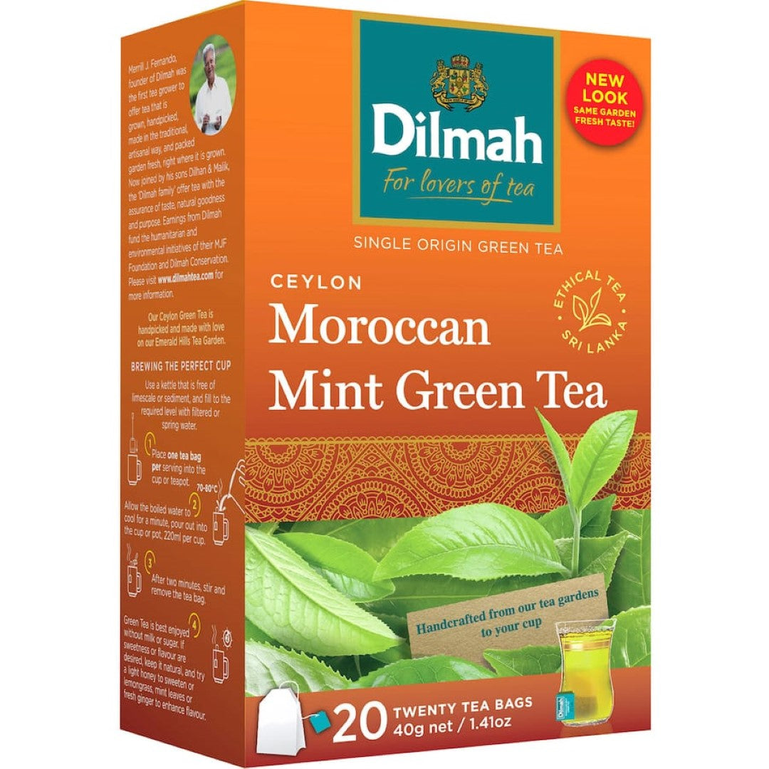 Dilmah Green Tea Moroccan Mint