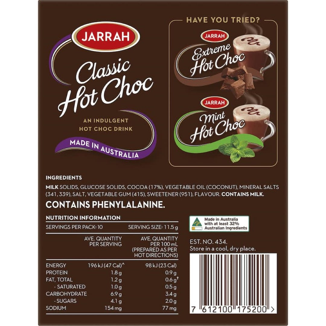 Jarrah Hot Chocolate Classic