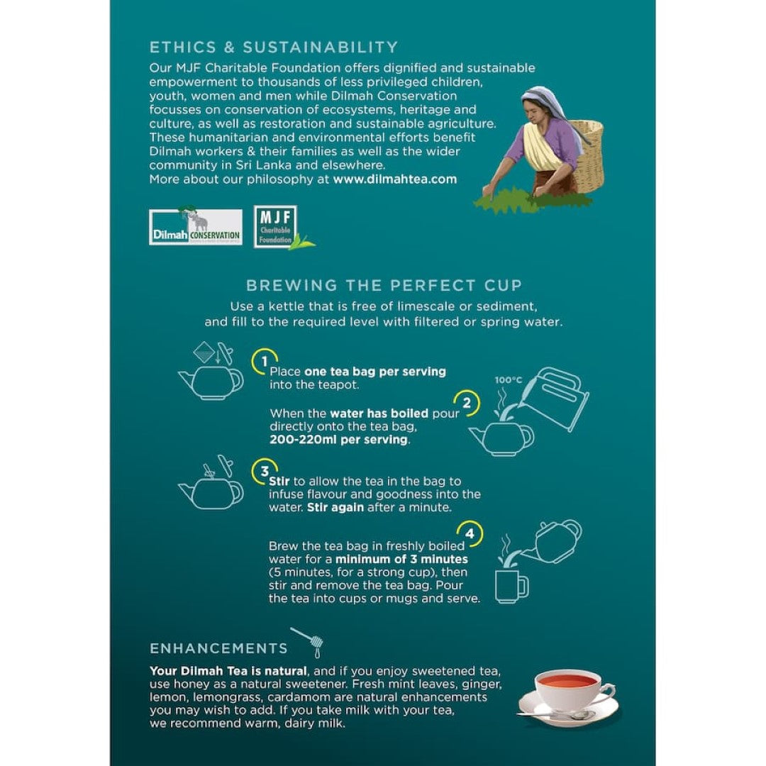 Dilmah Tea Tagless Bags 200pack