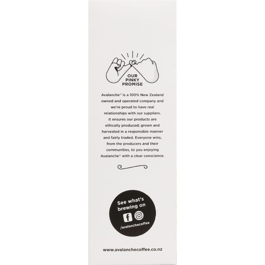 Avalanche Coffee Sachets Flat White 10 pack 140g