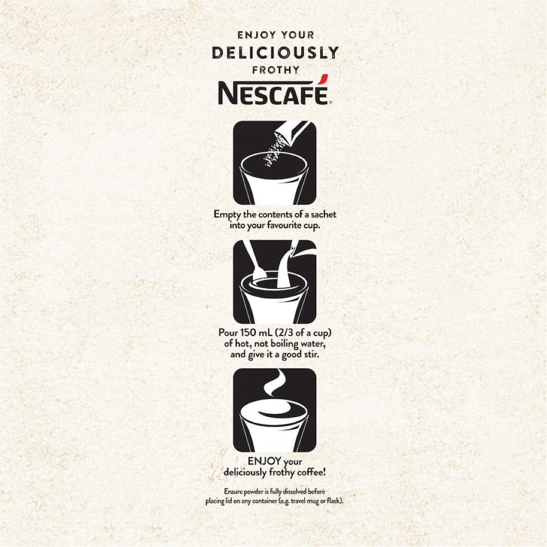 Nescafé Coffee Sachets Vanilla Latte 26 pack 481g