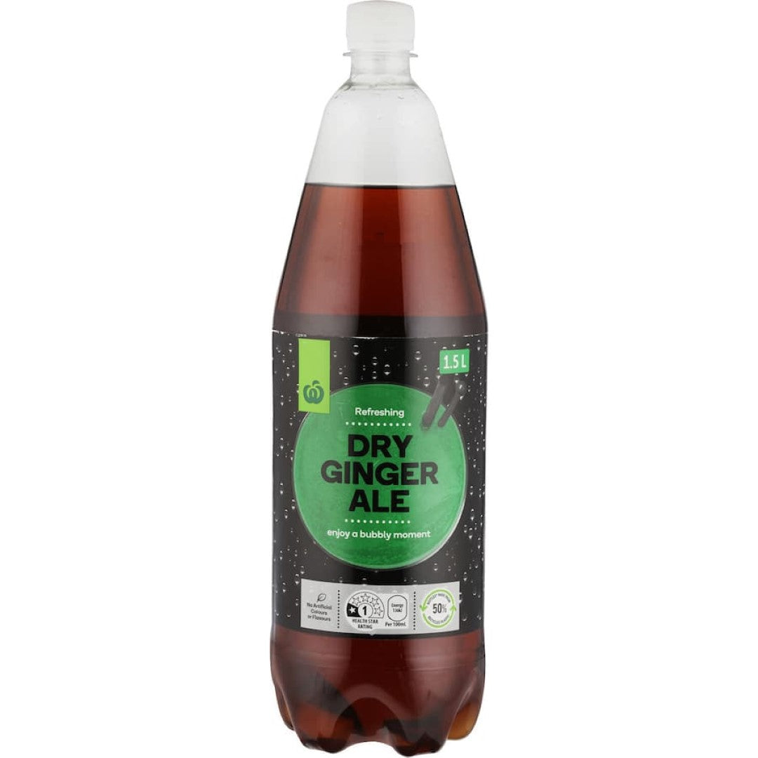 Woolworths Mixers Dry Ginger Ale 1.5L