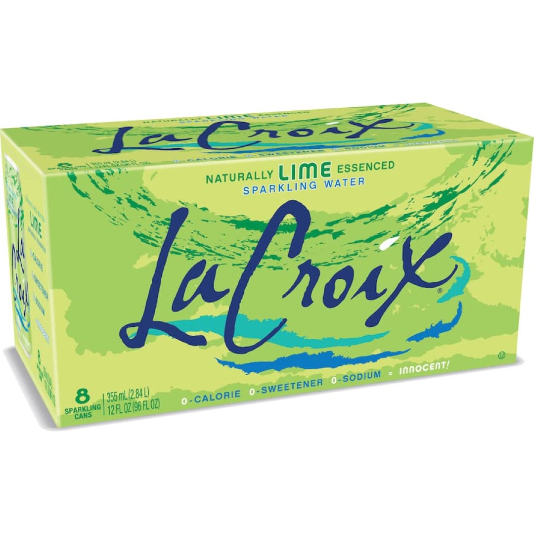 La Croix Sparkling Water Lime 8pack