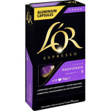 L'or Coffee Capsules Lungo Profondo Intensity 8 10pack