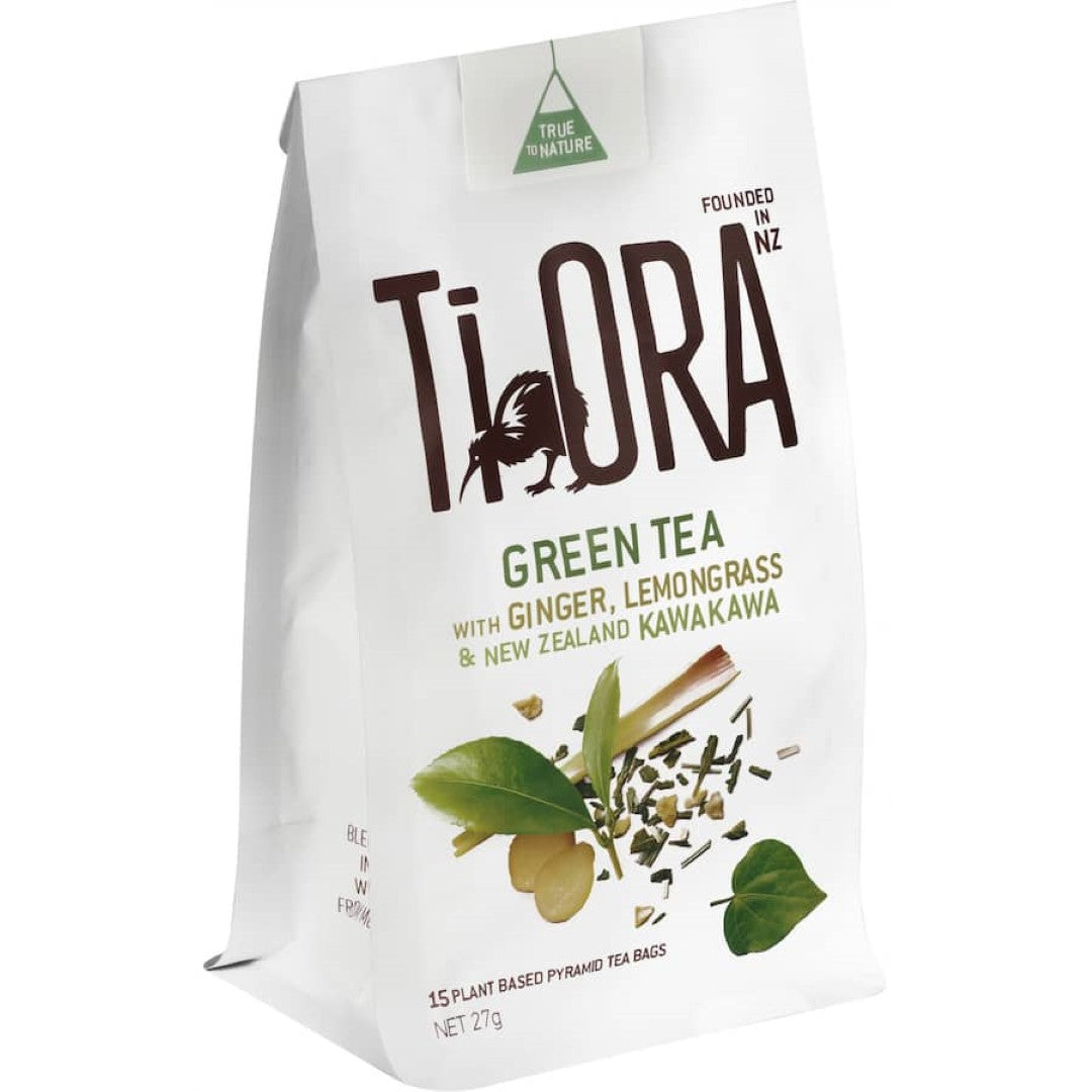 Ti Ora Infusion Green Tea Ginger & Lemongrass